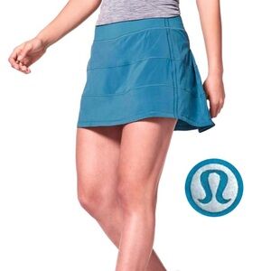 NWOT LULULEMON 🍋 Pace Rival Skirt Hawaiian Blue Size 6